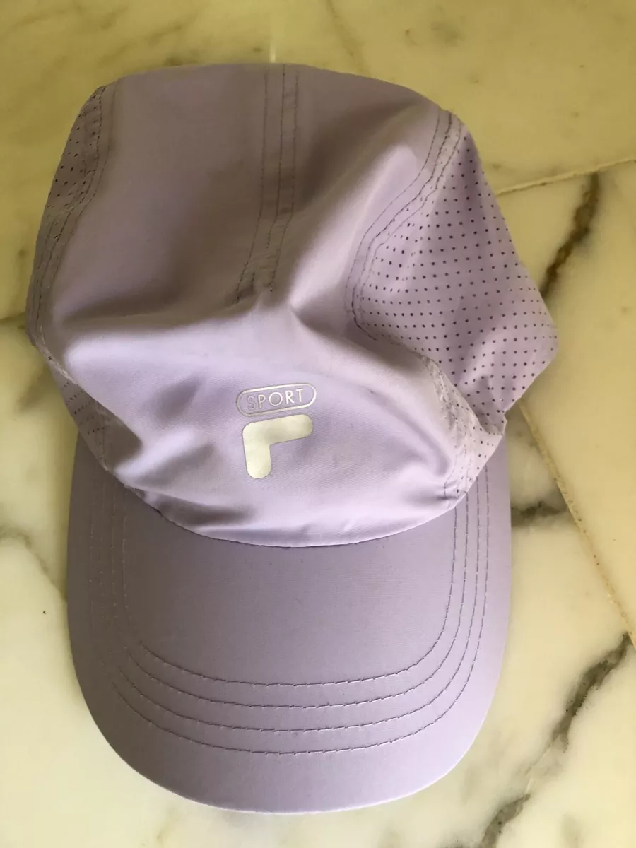 Fila Sport Baseball Golf Lilac Face Cap Size M Hat Adjustable Women