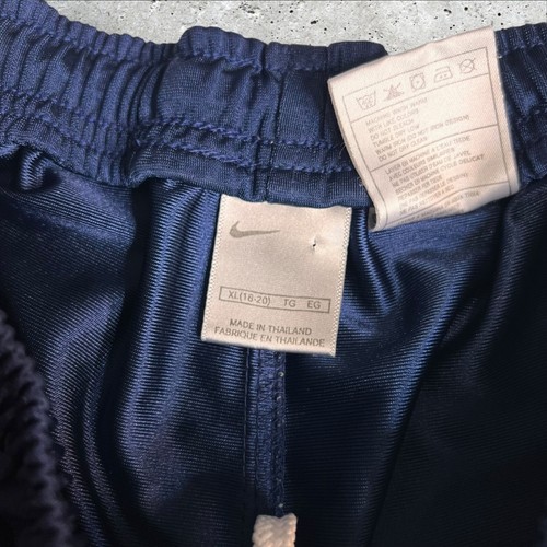 Nike Silver Tab Navy Gold Cargo Pocket Jersey Lined Windbreaker Pants Size XL - Picture 3 of 5