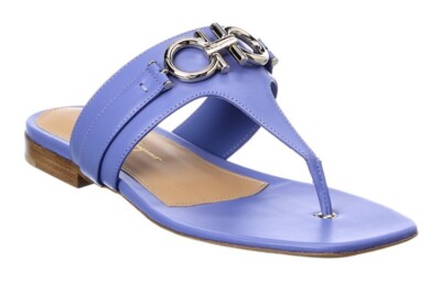【SALVATORE FERRAGAMO】RIKIS SANDALS Salvatore Ferragamo Women's Size 6C Rikis Calfskin Gancini