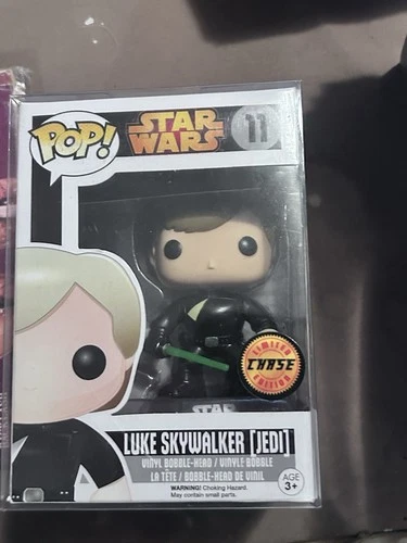 Funko Pop! Vaulted Custom Star Wars Luke Skywalker Jedi #11 Chase Limited