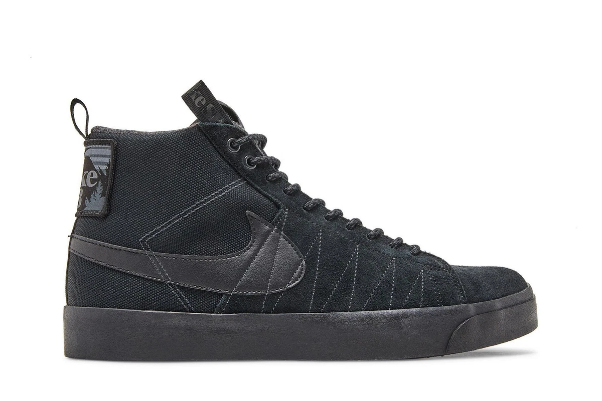 靴 NikeSBxSupreme Blazer Mid Black27.5 Nike Blazer Premium SB Mid Acclimate Pack - Triple Black for Sale