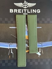 Neue Breitling Grüne Leinenschließe 22-20MM Bandbreite 120/80MM Länge