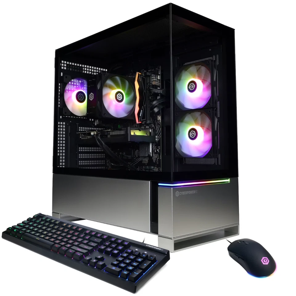 CyberPowerPC  (Ryzen 5 8400F, RTX 5060 8GB, 16GB DDR5, 1TB SSD) - GMA7300WST - Image 2 of 4