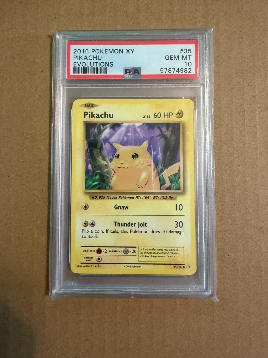 Pikachu Pokémon TCG Grade 10 Common Individual Collectible Card