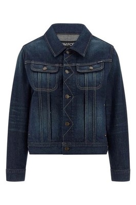 TOM FORD Japanese denim Blue Jacket New & Authentic