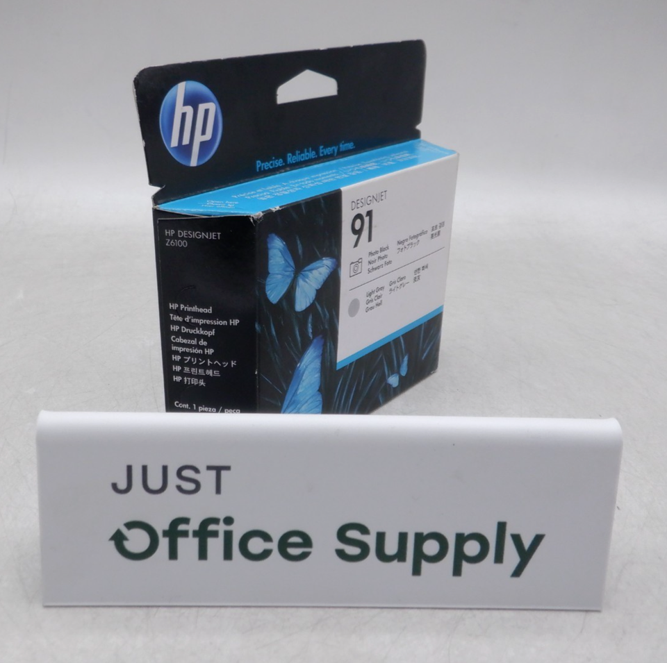 Genuine HP 91 P. Black/Light Gray C9463A Printhead Ink Cartridge F ...