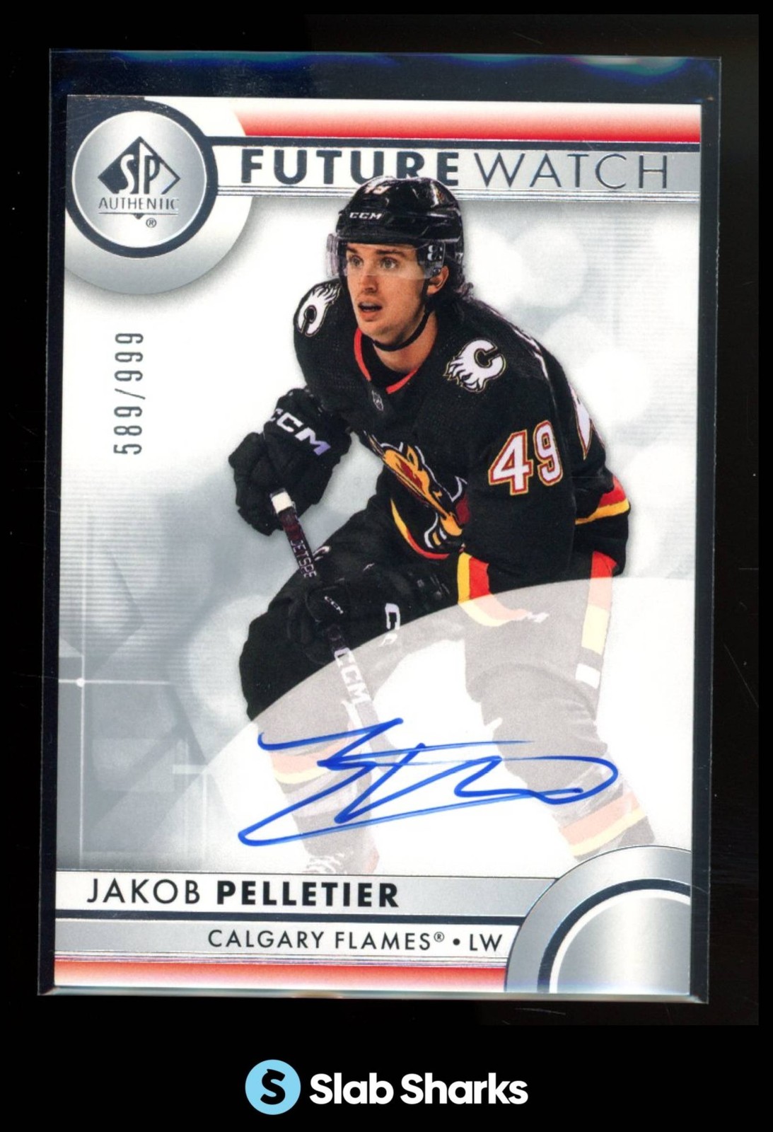 2023 SP AUTHENTIC #114 JAKOB PELLETIER RC FUTURE WATCH AUTO ROOKIE /999