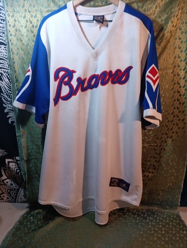 Majestics Atlanta Braves Cooperstown Trikot 2XL - Bild 1 von 8