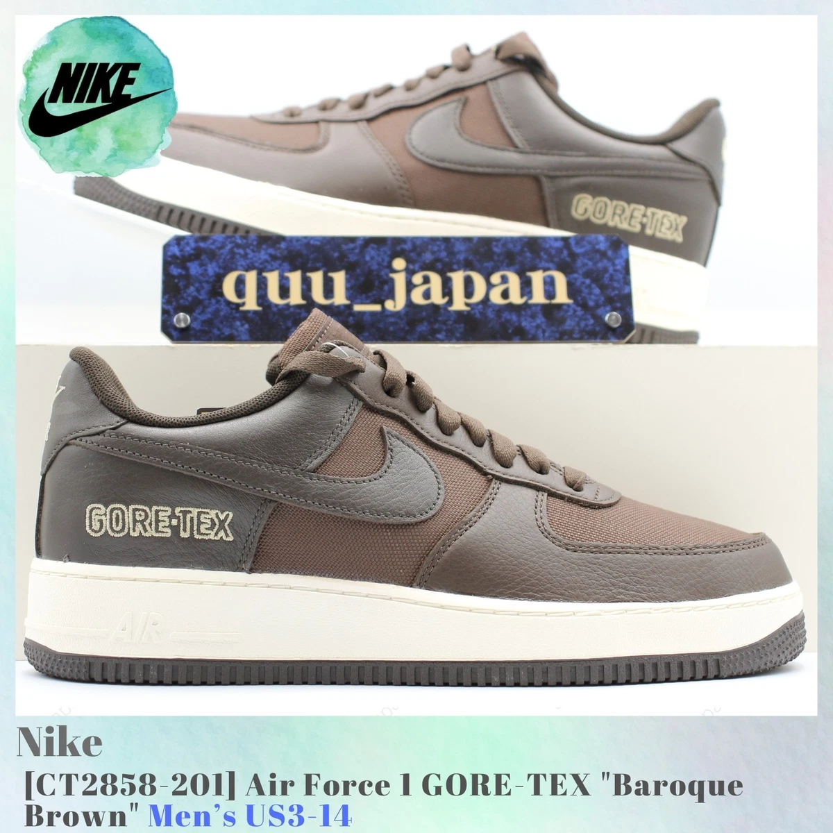 Nike Air Force 1 GTX Baroque Brown for Sale | Authenticity