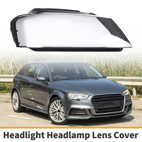 1 Pc Car Front Right Headlight Lens Cover for Audi A3 2009-2012 Pc Clear Black - Picture 1 of 6