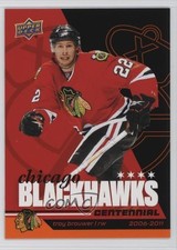 2025 Upper Deck Chicago Blackhawks Centennial High Decibel /125 Troy Brouwer 6kv