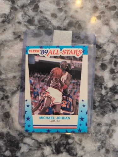 1989-90 Fleer - All-Stars Stickers Michael Jordan #3