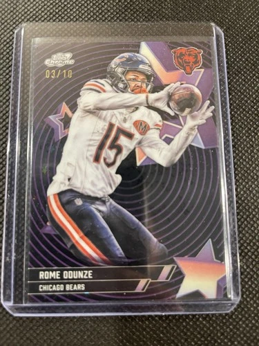 2025 Topps Cosmic Chrome Rome Odunze Base (RAW)