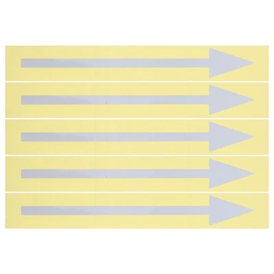 5 Pcs Directional Floor Arrow Decals Waterproof Stickers Large Mailbox - image 1 of 4