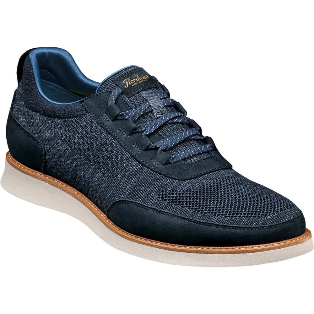 Florsheim Limited Blue Leather Extralight Wingtips Florsheim Blue Wingtip Dress Shoes for Men for sale | eBay main image 3
