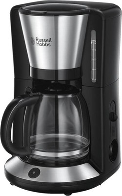 Russell Hobbs Adventure Glas-Kaffeemaschine Edelstahl-Schwarz