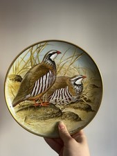 Vintage French Franklin ’Game Birds Of The World’ Red Grouse Collectable Plate