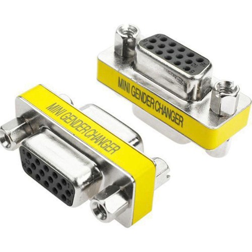 VGA Female to Female Adapter Coupler Gender Changer D3P7 Female Converte V8B1 - Afbeelding 7 van 10