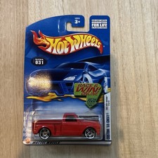 Hot Wheels 2002 First Editions Custom '69 Chevy Red 1969 Pickup Truck 1 64 52916