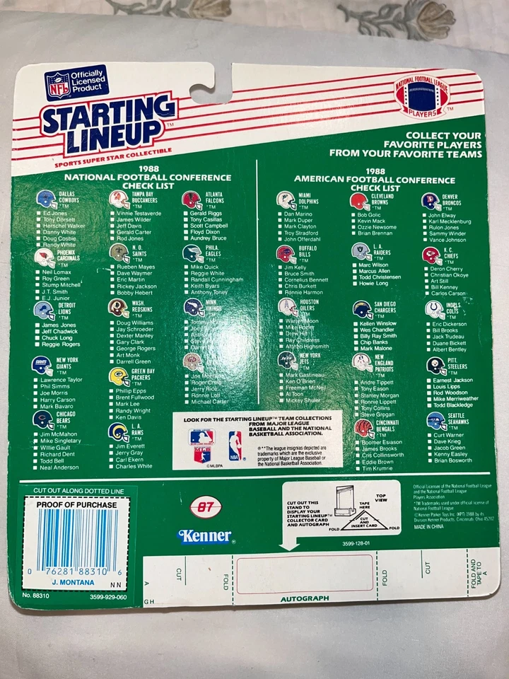 Starting Lineup Jordan, Dorsett, Ryan, Reggie, Maddux, Montana, Bird, Magic - Image 4 of 4