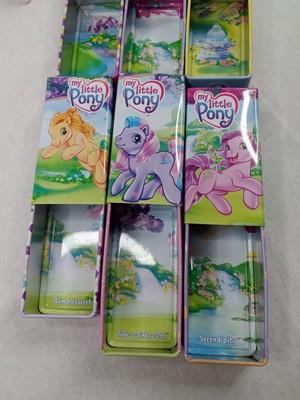 2003年マイリトルポニー 食器セット　ヴィンテージ USA ムチャチャ 6) 2003 Hasbro My Little Pony Tiny Tins Vintage G3 | eBay