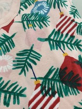 New GYMBOREE Christmas Ornament Holiday Women's XL Pink PAJAMA SET Lounge