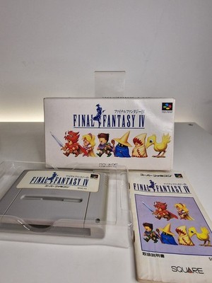 Final Fantasy IV FF4 Super Nintendo SNES Super Famicom CIB ORIGINAL NTSC-J 