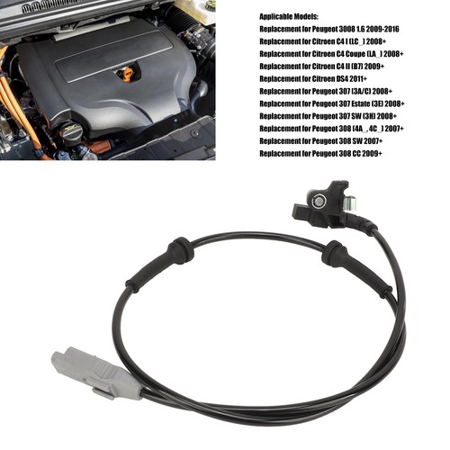 ˘Rear ABS Wheel Speed Sensor 4545K8 Fast Response Tire Speed Sensor For 3008 307 - Picture 7 of 12
