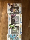 Funko Pop Disney Pixar Monsters Lot #1154 #1153 #1155 #1156 #1157 Yeti Boo NWOT
