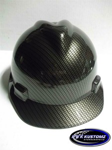 msa black hard hat