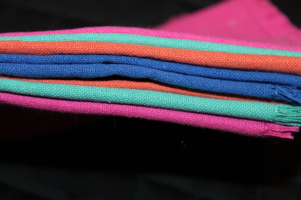 Threshold Napkins 4 pack High Tide orange green blue pink new #1831 - Image 3 of 4