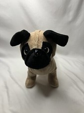ANIMAL ADVENTURE PUG Woof Street 10" PUPPY DOG Plush Stuffed 10"x8"
