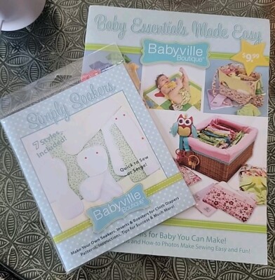 Babyville Boutique Baby Essentials Made Easy Book Simply Soakers Cloth Diapers 