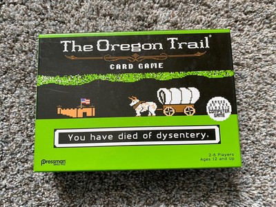 The Oregon Trail Card Game Pressman Family Classic Retro Collectible 2017