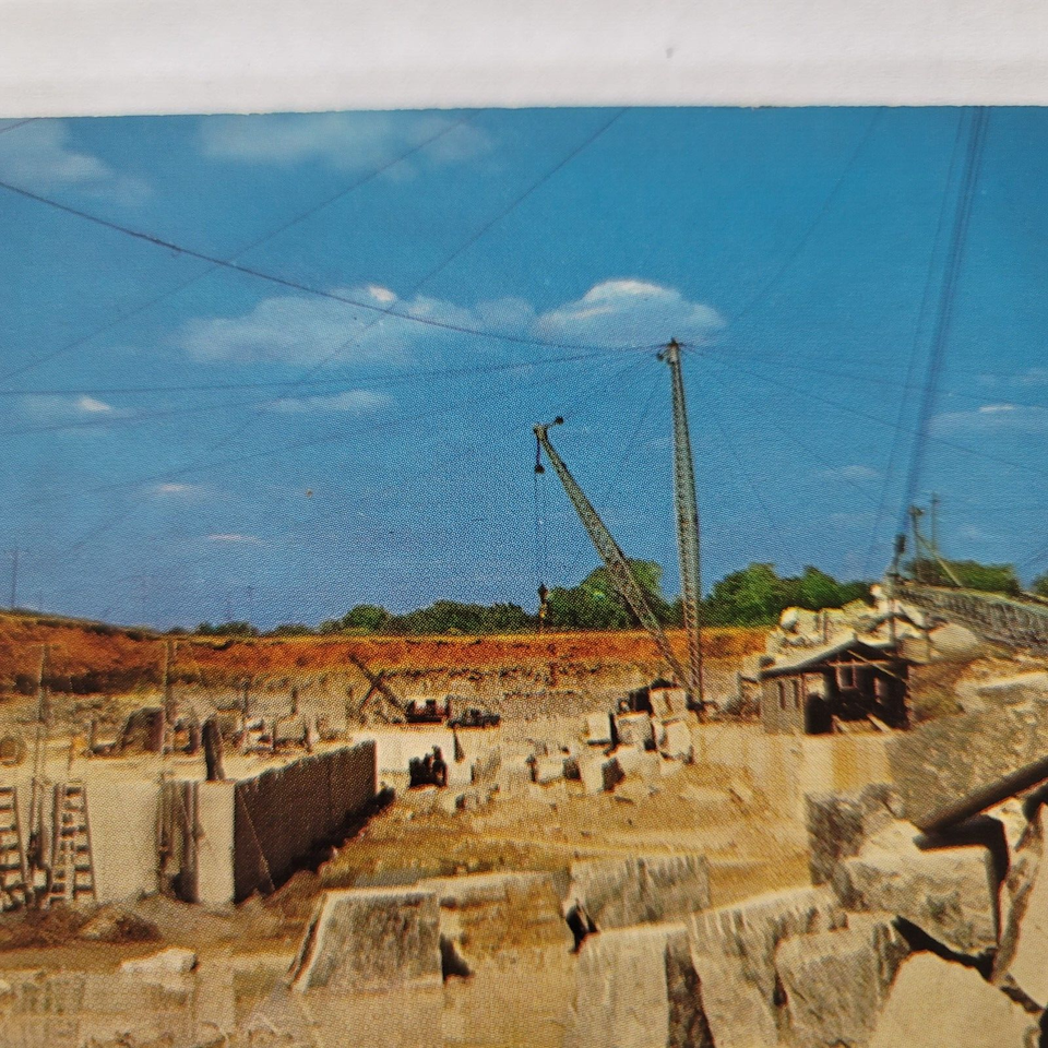Vintage Postcard Marble Quarries Carthage Marble Corporation Carthage