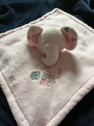 Baby Gear Pink Elephant  Lovey "Mommy and Me" plush, security blanket. stuffed - Picture 1 of 5