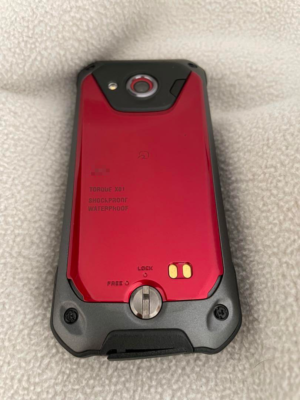 KYOCERA TORQUE X01 レッド Kyocera TORQUE X01 KYF33 Flip Phone Black/Red Good | eBay