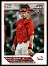 2023 Topps Pro Debut Jimmy Crooks III #PD-177 Palm Beach Cardinals