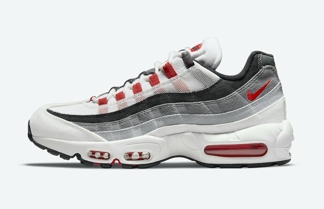 red white and gray air max