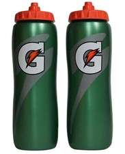  2 PK  Brand New Official Gatorade 32 fl oz Squeeze Water Bottle Sports Drink
