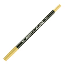 1122-23 Marvy Le Plume II Double Tip Watercolor Marker, Gold Ochre, 6 Each