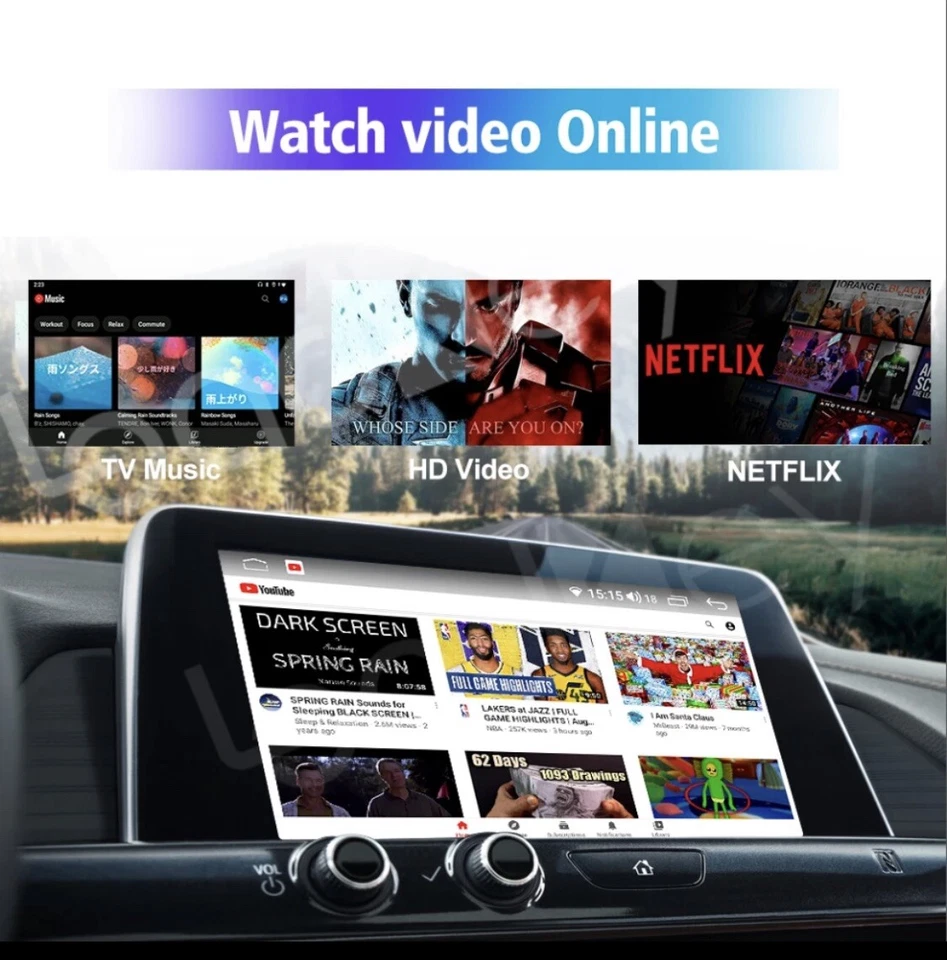 NEW 2023 Carlinkit 3 CarPlay Ai Box Android 9.0 Wireless CarPlay wireless tablet - Immagine 4 di 4