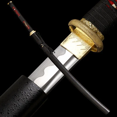 KATOKU HANDMADE JAPANESE SAMURAI KATANA SWORD 1095 CARBON STEEL SHARP FULL TANG