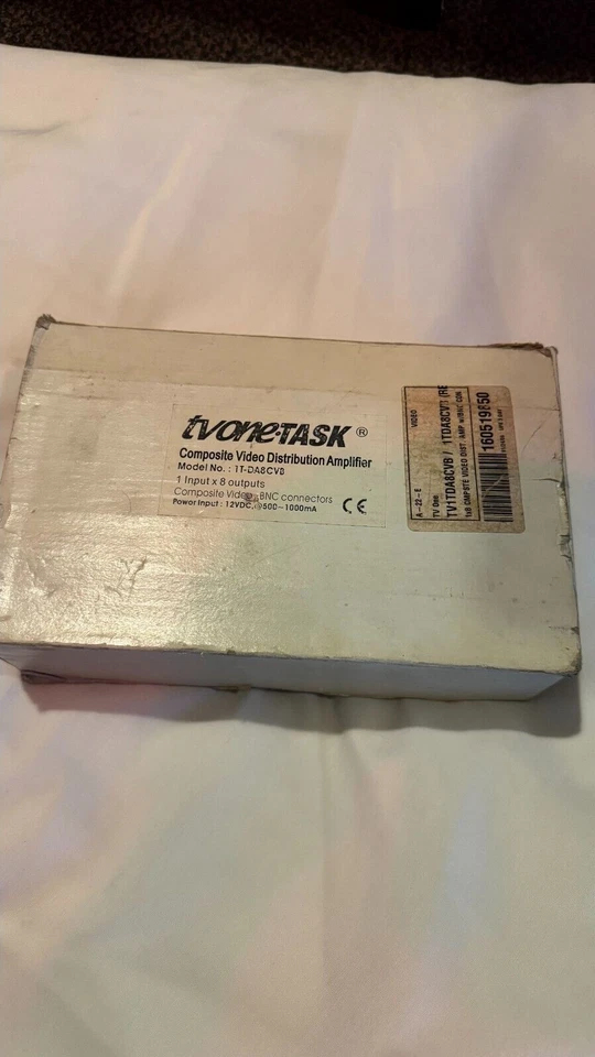 TV One Task 1T-DA8CVB 1x8 Composite Video Distribution Amplifier - Image 2 of 4