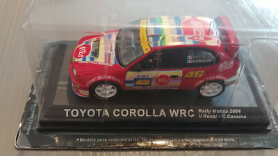 TOYOTA COROLLA WRC RALLY MONZA 2004 V. ROSSI ALTAYA 1:43 3Ã¨me sous coque