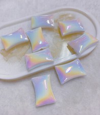 10PC White Candy Shape Acrylic Beads 24 30mm For Jewelry Making DIY