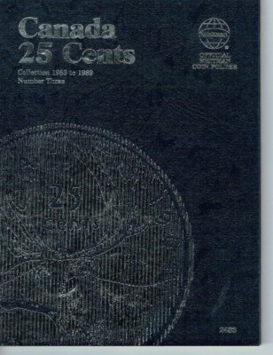 New Whitman Canada Quarters 1953-1989 #3 For All 42 Twenty Five Cent Issues!