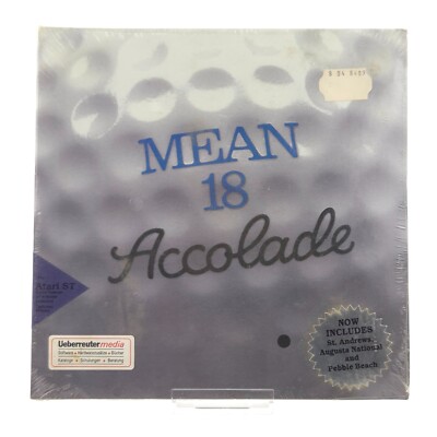 Atari ST STE Spiel : Mean 18 Accolade Golf - NEU OVP SEALED Diskette