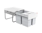 Hailo waste collector 3 + trash can waste separation installation waste bin space saving tandem
