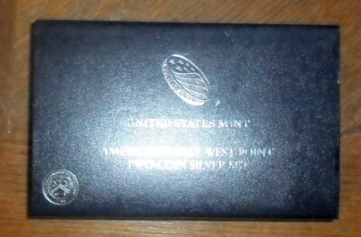 JS RFM 76654 Cases- American Eagle West Point Two Coin Silver Set